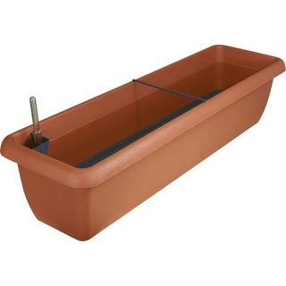 geli Bewässerungsblumenkasten Aqua Andalucia 80 x 23 x 18 cm terracotta