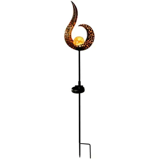 GLOBO LED-Solarleuchte 90 cm schwarz/gold 33530