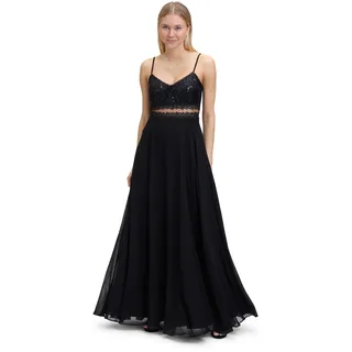 Vera Mont Abendkleid mit Spitze Schwarz,36