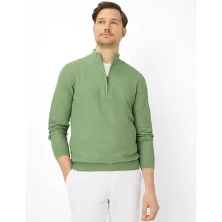 Brax Herren Strickpullover Style STEFFEN herb Grün Oliv, grün - oliv, Gr. 5XL