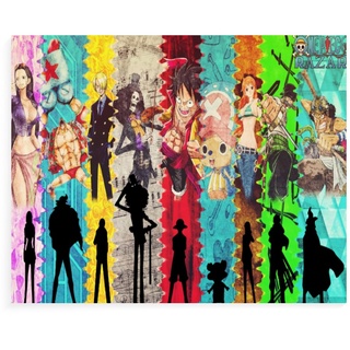 GUANGFAN Puzzle 500/1000/1500 Teile - One Piece Ein Stück Puzzle Für Erwachsene,Puzzle Farbenfrohes Legespiel,Geschicklichkeitsspiel Für Die Ganze Familie - Anime Poster Z136