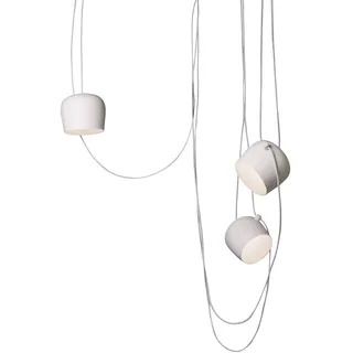 Flos - AIM Small LED-Pendelleuchte, weiß, triple