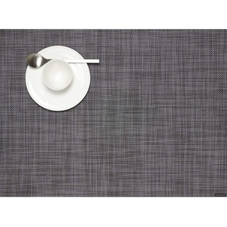 Chilewich Tischset Mini Basketweave Rectangle Cool Grey