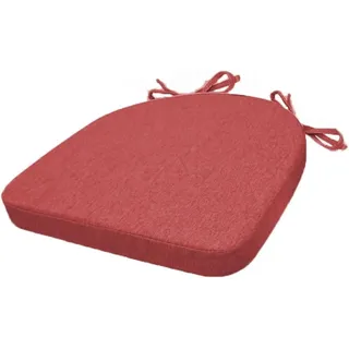 uyeoco Stuhlkissen 45x45x5 cm | Bequeme Sitzkissen mit Bändern für Garten, Küche, Esszimmer, Außenbereich, Büro und Klassenzimmer (1er-/2er-/4er-Pack),Abnehmbare, Waschbare(15#,2pcs)
