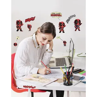 KOMAR Dekosticker Deadpool Cute 50 x 70 cm