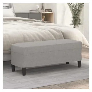 vidaXL Sitzbank Hellgrau 100 x 35 x 41 cm