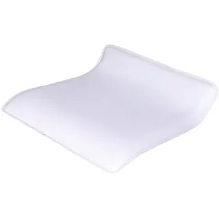 Fenteer Barhocker-Sitz, Ersatz-Barhocker-Teile, stilvoll, einfach zu bedienen, Küchen-Barhocker-Zubehör aus PVC für Bar, Restaurant, Esszimmer, Weiß