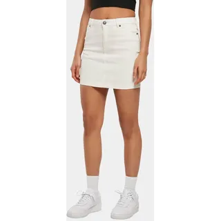 URBAN CLASSICS Organic Stretch Kurzer Rock Mit Hoher Taille Off White Raw 28