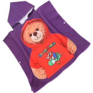 FEBE Badeponcho Kinder Badetuch Mit Kapuze Bademantel für Kleinkind