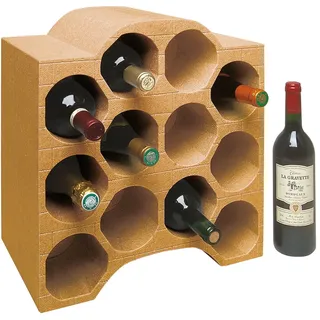 Climapor Flaschenbox Bogenform Flaschenaufbewahrung 12 Flaschen - 1 Stück