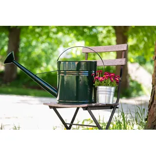 Gießkanne 10 Liter Grün Metall Zinkkanne Verzinkt Zink Kanne 6009 Wasserkanne