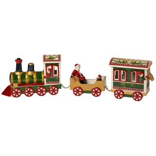 Villeroy und Boch Christmas Toys Memory Porzellan-Figur "Nordpol-Express", Porzellan, Bunt, 36 x 26 x 21 cm