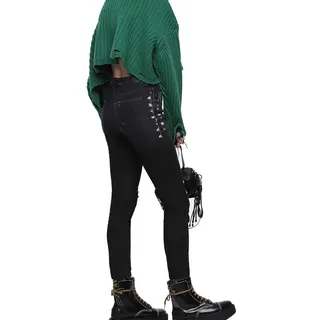 Diesel Skinny-fit-Jeans Diesel Babhila 084YT Damen Jeans Skinny Slim schwarz W26