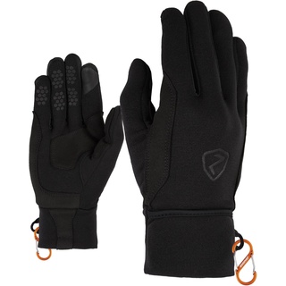 Ziener Herren GAZAL Touch Ski-Tour/Outdoor/Bergsport Handschuhe | Winddicht, atmungsaktiv Polartec, Black, 8,5