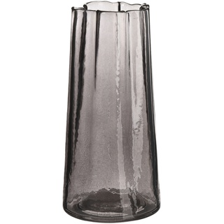 Vase Glas ca.10x20cm, grau