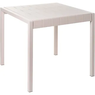 Beliani Bartica Gartentisch 81 x 84 x 77 cm Beige