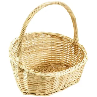 Kobolo Dekokorb Geschenkkorb Präsentkorb natur Weide 42x35x13cm beige|braun