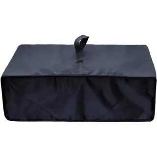 Famanu Schutzhülle für Plattenspieler - Wasserfest, kratzfest - 48 x 40 x 17 cm - Schwarz