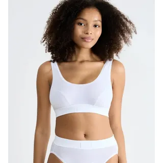 SLOGGI Double Comfort Top Weiß Baumwolle 38