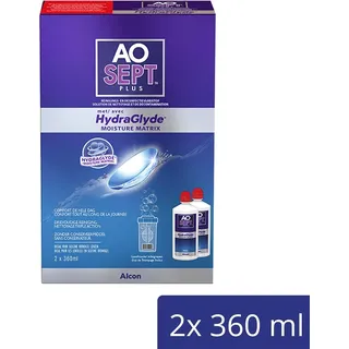 Alcon AOSept Plus HydraGlyde Peroxid-Lösung 2 x 360 ml