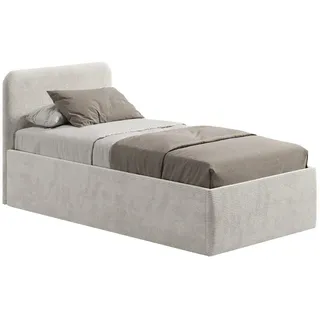 home collective Polsterbett 100 x 200 cm Hellbeige