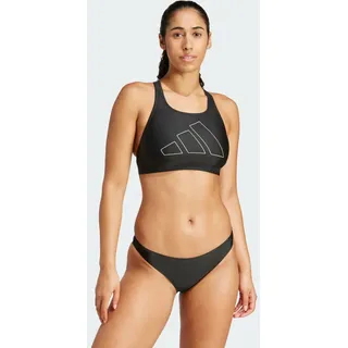 Adidas Big Bars Bikinioberteil Black / White M