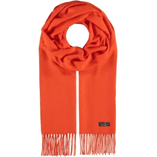 FRAAS Cashmink Schal 35 x 200 cm - Weicher als Kaschmir - Made in Germany - Schal einfarbig für Damen und Herren - Perfekt für Herbst und Winter Cyber Orange - Einheitsgröße