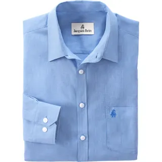 JACQUES BRITT Langarmhemd Blau 45-46