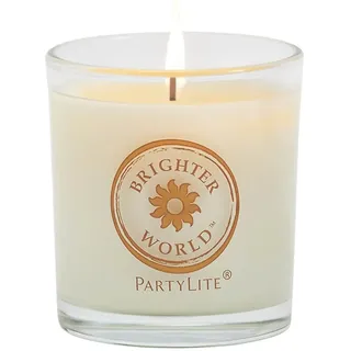 PartyLite Brighter WorldTM Duftkerze im Glas, Vanille-Tonkabohne