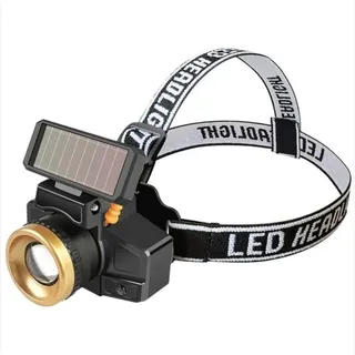 1 Stück Wasserdichte Led-solar-außenscheinwerfer Mit Lichtsensor Für Camping, Wandern, Laufen Und Angeln