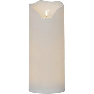 Star Trading Flamme Grand Stumpenkerze 40 cm weiß