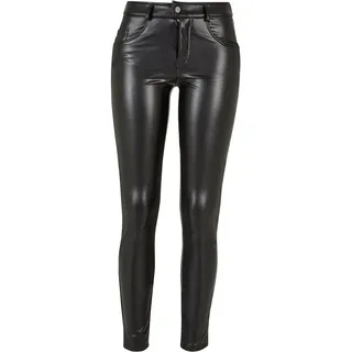 URBAN CLASSICS Synthetic Leather Hosen Black 28