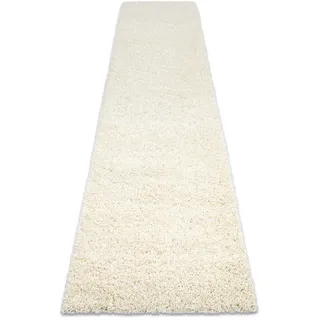 RugsX Soffi Shaggyteppich 60 x 200 cm Beige/Weiß
