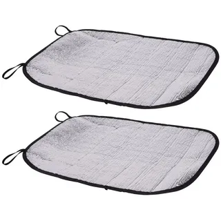 ProWorld Sitzkissen Alu Thermo-Sitzkissen 35x44 cm, Faltbar & Wasserdicht Sitzmatte, mit elastischen Gummibändern/platzsparend-faltbar/1,2 mm silberfarben