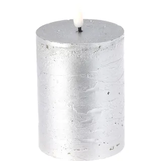 Kerze LED SILVER (DH 7,50x10 cm) - DH 7,50x10 cm