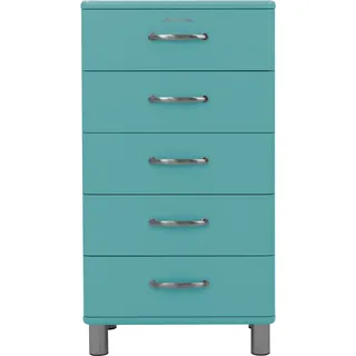 Tenzo Malibu Kommode Metall/Holzwerkstoff 60x41x111 cm - Silber