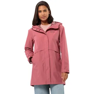 Jack Wolfskin Damen Cape West Coat W Mantel, Soft pink, XXL
