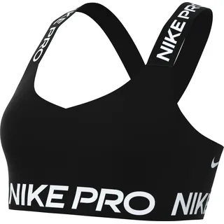 Nike Pro Light-Support Sport-BH Schwarz/Weiß XS