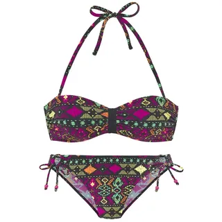 Buffalo Bandeau-Bikini Damen Schwarz 38 Cup A/B