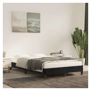 vidaXL Bettgestell 120 x 200 cm Schwarz