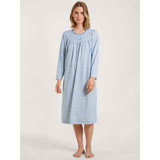 CALIDA Nachthemd Calida Nachthemd 33000 azurit blue (1 Stück, 1-tlg., 1 Stück) blau L=48/50