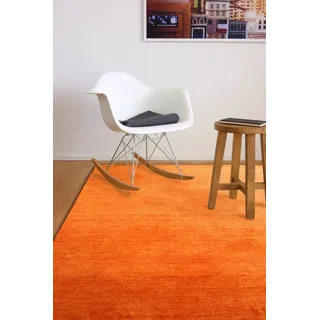floor factory Wollteppich Gabbeh Teppich Karma, rechteckig, Höhe: 15 mm, 100% Schurwolle orange rechteckig | 140 cm x 200 cm x 15 mm