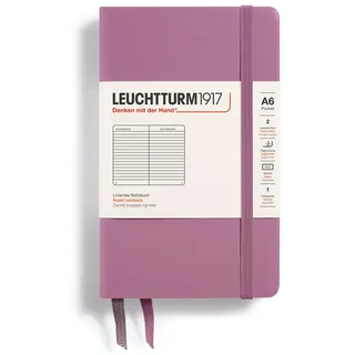 Leuchtturm1917 Notizbuch Pocket A6, Hardcover Dusty Rose, liniert