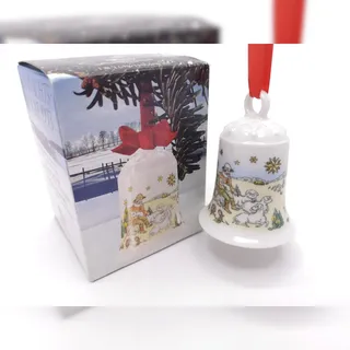 Hutschenreuther Porzellan Weihnachtsglocke Glocke 1993 mit Originalverpackung