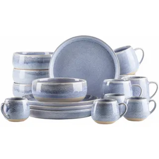 Mäser Aquata Frühstücksset 16-tlg. blau