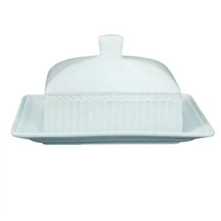 GREENGATE Butterdose ALICE PALE BLUE Blau Medium 17x14 cm Keramik Butterschale