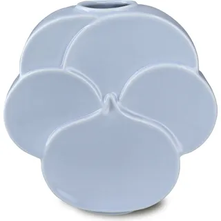 Vase Flower Pansy 17 cm, blau