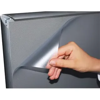 Folie für Kundenstopper Klapprahmen Plakatrahmen Rahmen DIN A1 A2 A3 A0 B1 B2 A4, Schutzfolien, Anti-Reflex-Folie, Ersatzfolie (50cm x 100cm)