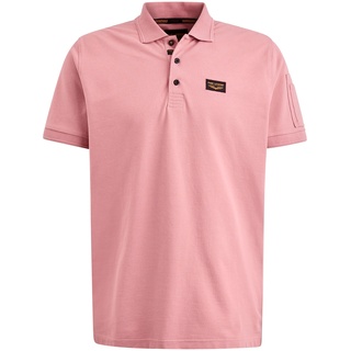Poloshirt PME LEGEND "Short sleeve polo Trackway" Gr. XL, rosa (dusty rose) Herren Shirts Kurzarm