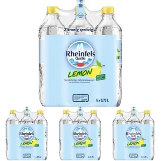 Rheinfels Quelle Lemon EINWEG (6 x 0,75 l) (Packung mit 4)